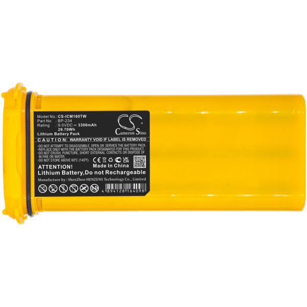 3300mAh for Icom IC-GM1600,IC-GM1600K,IC-GM1600E-118391