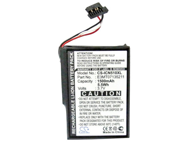 1500mAh for Navman iCN 510,iCN 520,iCN 530,iCN550-120136