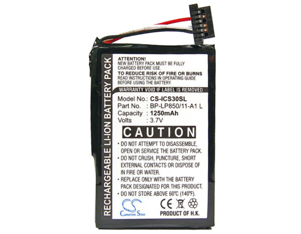 1250mAh for Navman S30,S50,S70,S80,S90,S90i-120232