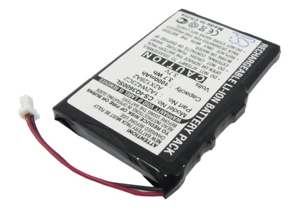 1000mAh for BTI GPS-GAR3200-120160