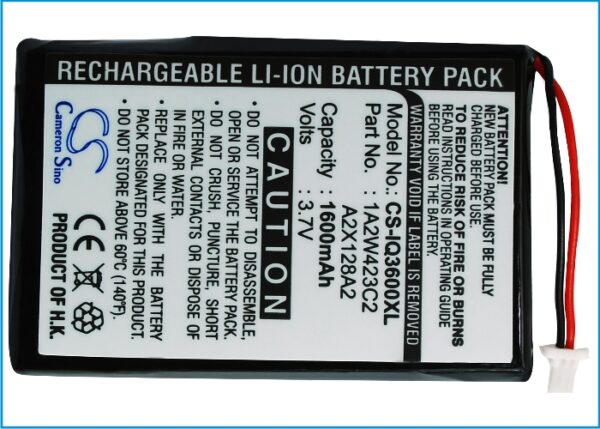 1600mAh for BTI GPS-GAR3200-120169