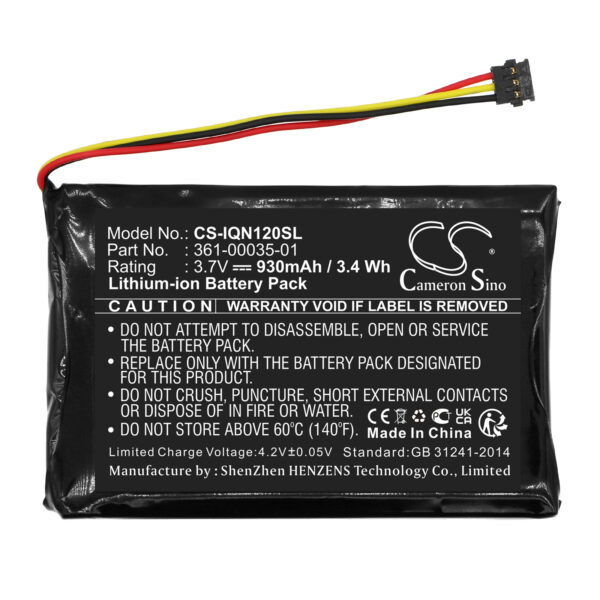 930mAh for Garmin Nuvi 1200,Nuvi 1205,Nuvi 1205W,Nuvi 1250,Nuvi 1255W,Nuvi 1260,Nuvi 1260W,Nuvi 140T,Nuvi 150T,Nuvi 2595LMT-120017