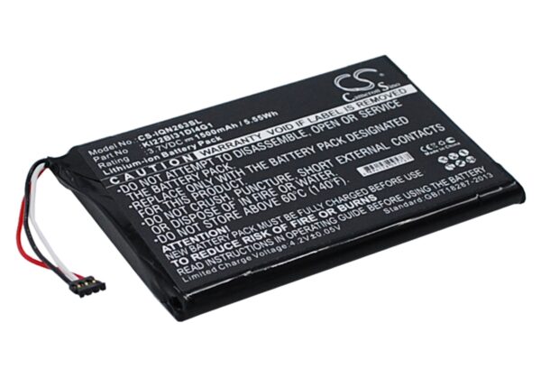 1500mAh for Garmin Nuvi 2639LMT,2689LMT,Nuvi 2639LMT 6-inch,2689LMT 6-inch,Nuvi 2689LMT,010-01188-02-119626