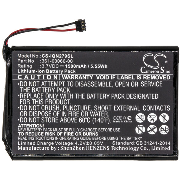 1500mAh for Garmin Nuvi 2797,Nuvi 2757,Nuvi 2757LM,Nuvi 2797LMT,Dezl 760LMT,Dezl 760LMT-D,NuviCam LM,NuviCam LMTHD,Nuvi 2689LMT,2689LMT 6-inch-119692