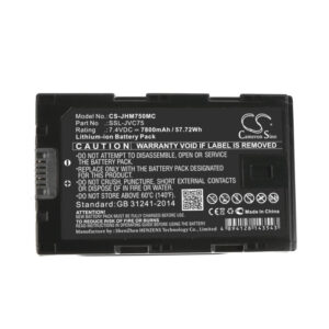 7800mAh for JVC GY-HMQ10,GY-HM600E,GY-HM600EC,GY-HMQ10E,GY-HM650EC,GY-HM600,GY-HM650,GY-LS300CHE,GY-HM200,GY-HM600U-115115
