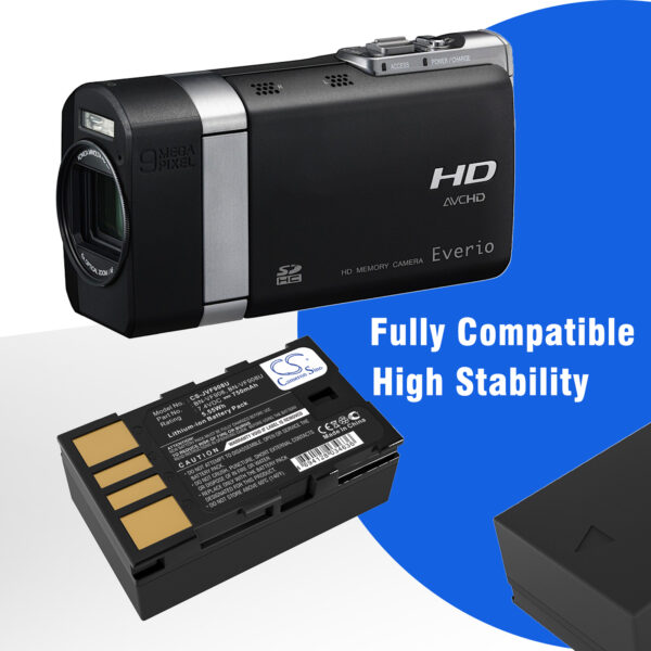 750mAh for JVC GZ-X900,GZ-X900U,GZ-X900EK-115466