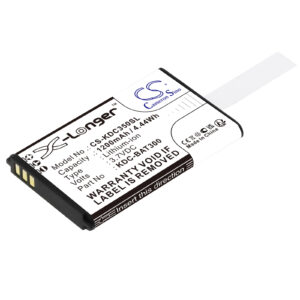 1200mAh for KOAMTAC KDC-300,KDC-250,KDC350R2,KDC-699200,KDC350LFi-MO-R2,KDC350Ci-G6SR-R2,KDC350CFi-G6SR-R2,KDC350CFi-G6SR-3K-R2,KDC350Li-D-R2,KDC350LNi-D-R2-0