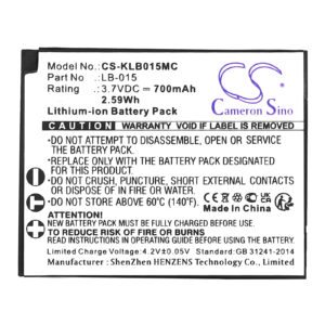 700mAh for KODAK WPZ2-114940