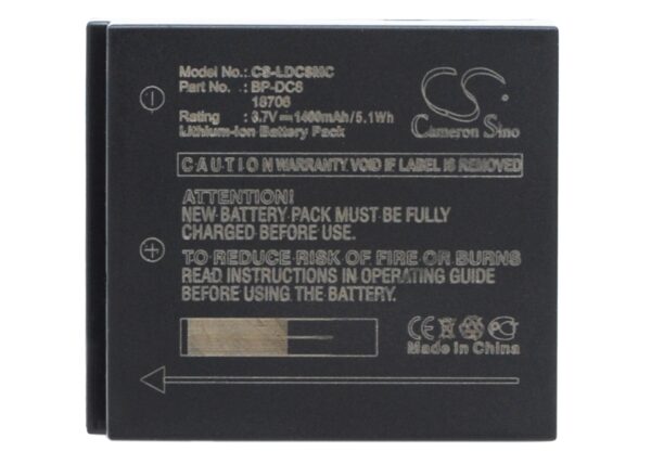 1400mAh for Leica X1-0 1400mAh for Leica X1-0