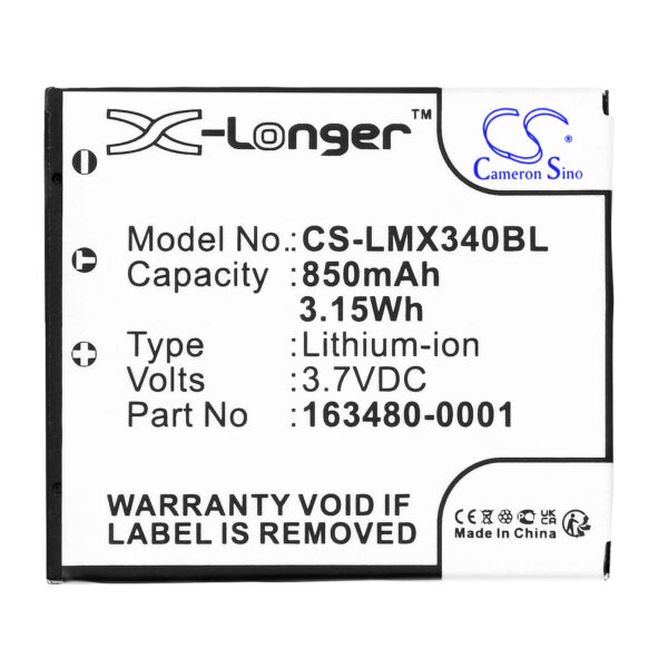 850mAh for Honeywell Voyager 1602G,8650,8670-116685