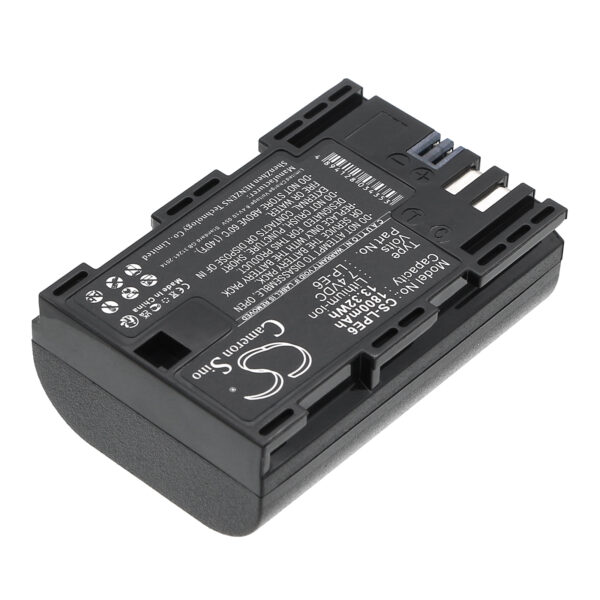 1800mAh for Canon EOS 5D Mark II,EOS 7D,EOS 5D Mark III,5D Mark III,EOS 60D,EOS 6D,EOS 60Da,EOS 7D Mark II-115476