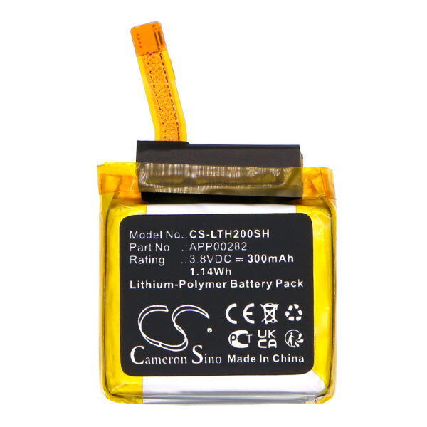 Replaces battery for Louis Vuitton Tambour Horizon 2, 300mAh-120485
