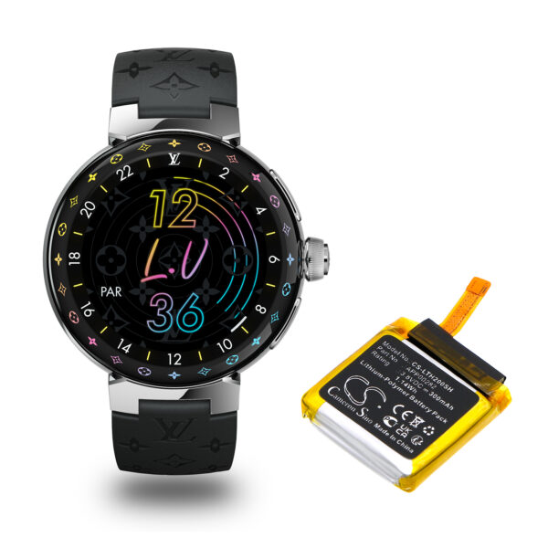 Replaces battery for Louis Vuitton Tambour Horizon 2, 300mAh-120487