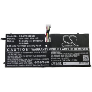 3100mAh for Lenovo ThinkPad X1 Carbon 3460-22U,ThinkPad X1 Carbon 3460-23U,ThinkPad X1 Carbon 3460-25U,ThinkPad X1 Carbon 3444-53U,ThinkPad X1 Carbon 3444-2HU,ThinkPad X1 Carbon 3444,ThinkPad X1C Carbon,ThinkPad X1 Carbon 3448,ThinkPad X1 Carbon,ThinkPad -126287