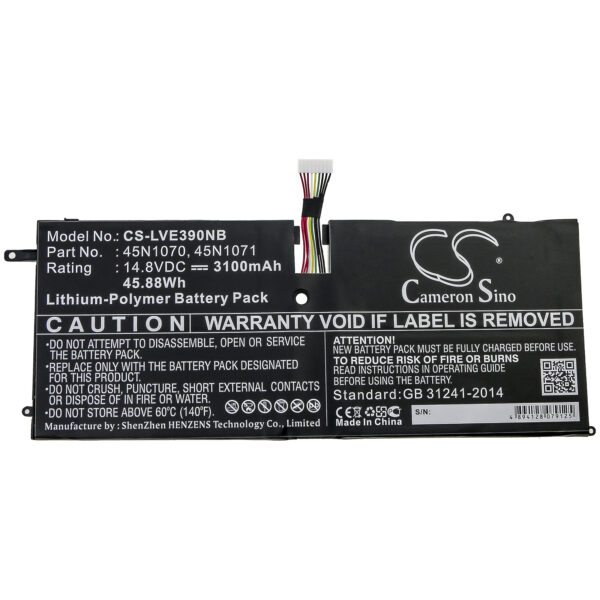 3100mAh for Lenovo ThinkPad X1 Carbon 3460-22U,ThinkPad X1 Carbon 3460-23U,ThinkPad X1 Carbon 3460-25U,ThinkPad X1 Carbon 3444-53U,ThinkPad X1 Carbon 3444-2HU,ThinkPad X1 Carbon 3444,ThinkPad X1C Carbon,ThinkPad X1 Carbon 3448,ThinkPad X1 Carbon,ThinkPad -126287