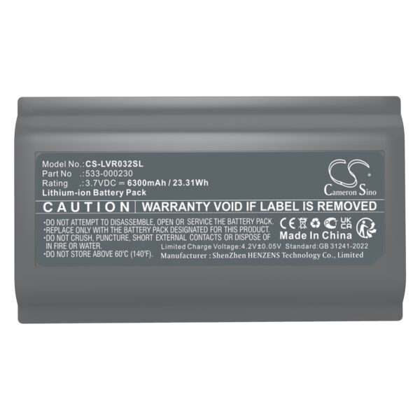 Replacement Battery for Logi VR0032 Video Conferencing Camera and Remote, 533-000230, Lithium-ion 6400mAh-121118