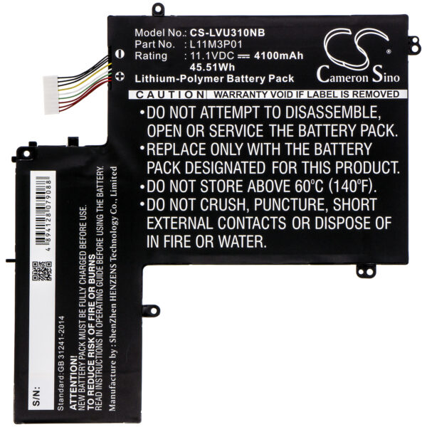 4100mAh for Lenovo IdeaPad U310,IdeaPad U310-ITH,IdeaPad U310-IFI,IdeaPad U310 Ultrabook,IdeaPad U310 4375 43752CU,IdeaPad U310-4375-2YU,IdeaPad U310 43752CU,IdeaPad U310 43754DJ,IdeaPad U310 43754C,IdeaPad U310 MAG6BGE-126298