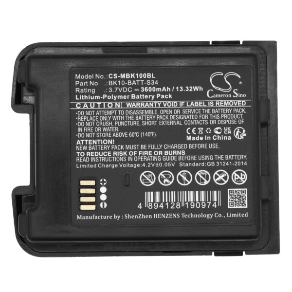 3600mAh for M3 Mobile BK10-116376