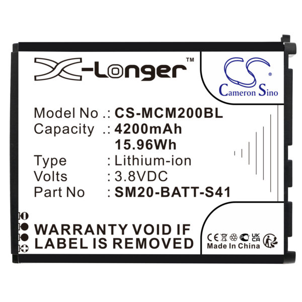 4200mAh for M3 Mobile SM20,SM20 X-116524