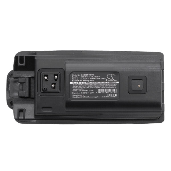 1100mAh for Motorola CP110,EP150,A10,A12,PMR XTNi,PMR TNiD,RLN6308-118582