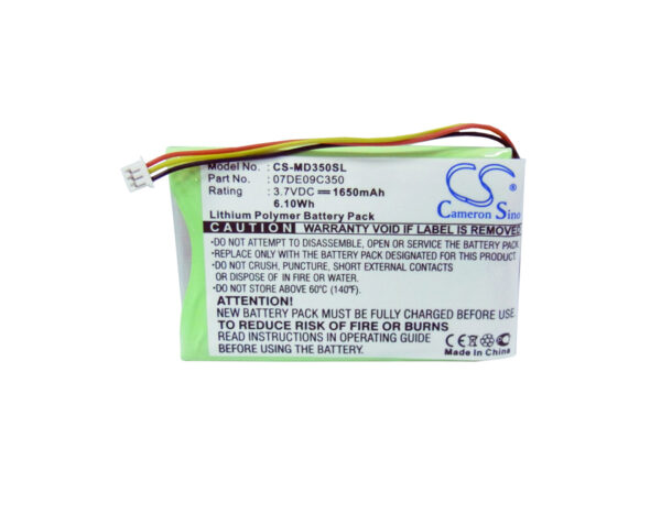 1650mAh for Medion PNA350,GoPal PNA350,GoPal PNA350-S-120002