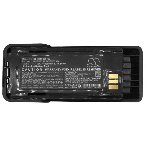 2000mAh for Motorola DP4000ex,DP4401ex ATEX,DP4801ex ATEX,XIR P8608EX,XIR P8668EX,DP4401Ex,DP4801Ex,XPR7350Ex,XPR7550Ex,DGP8550E-118369