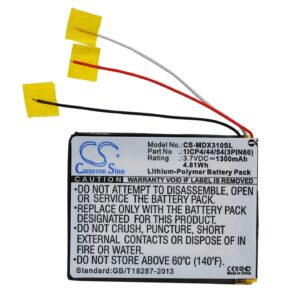 1300mAh for MODECOM MX3 HD-0