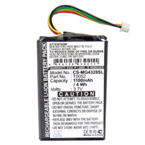 1100mAh for Typhoon Myguide 4328,myguide 4328 sat nav,myguide 4328 BT-119882