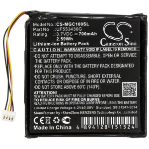 700mAh for Magellan Cyclo100,Cyclo 100-119349