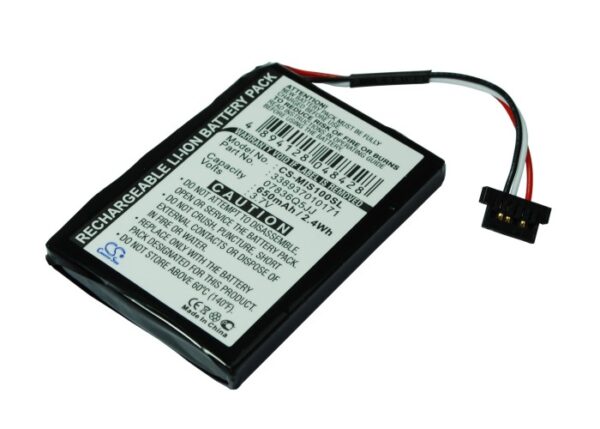 650mAh for Navman Spirit S100,Spirit S100T,Spirit S150-119837
