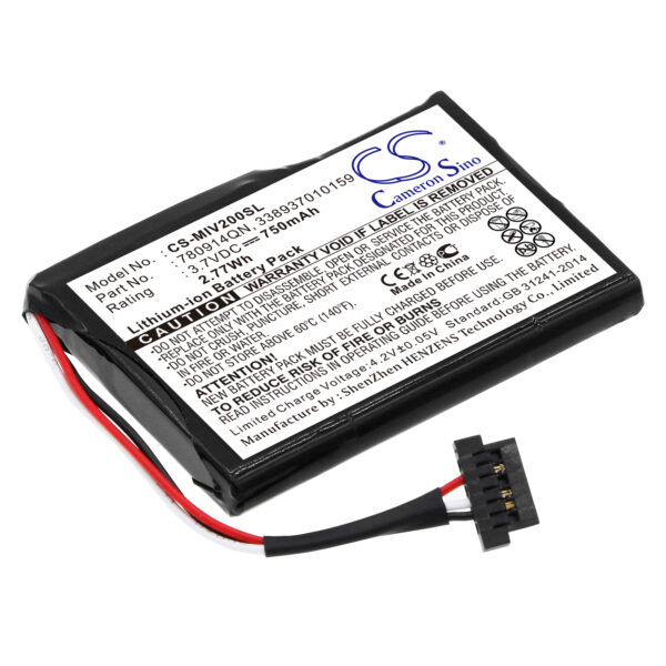 750mAh for Mitac Mio Moov 200,Mio Moov 200u,Mio Moov 210,Mio Moov 200e-0