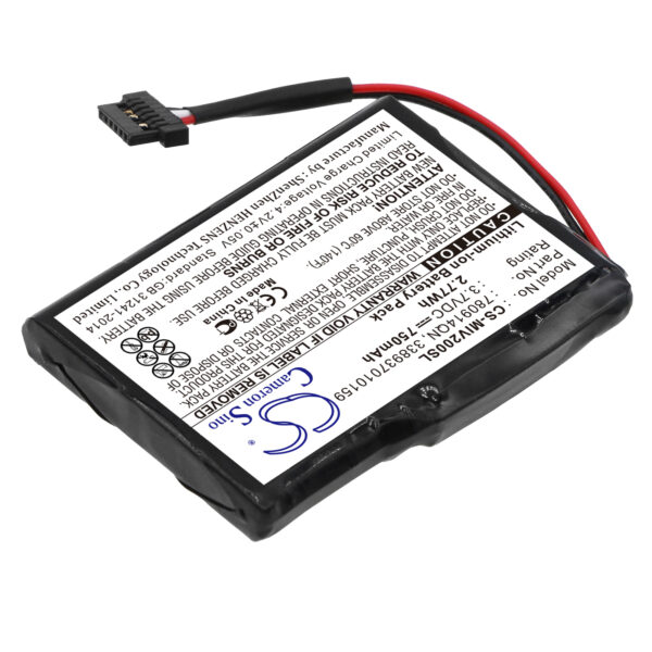 750mAh for Mitac Mio Moov 200,Mio Moov 200u,Mio Moov 210,Mio Moov 200e-120111