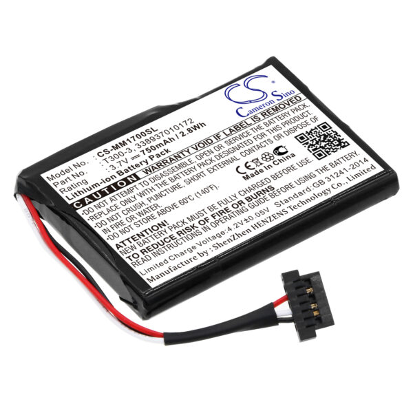 750mAh for Magellan Maestro 1700-0