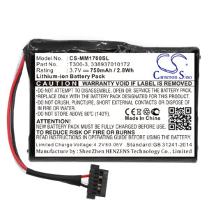 750mAh for Magellan Maestro 1700-119789