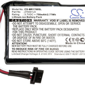 750mAh for Magellan RoadMate 1700-119956