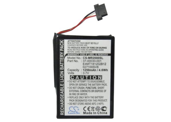1250mAh for Magellan RoadMate 2000,RoadMate 2200T,RoadMate 2250T,Maestro 3100-120202
