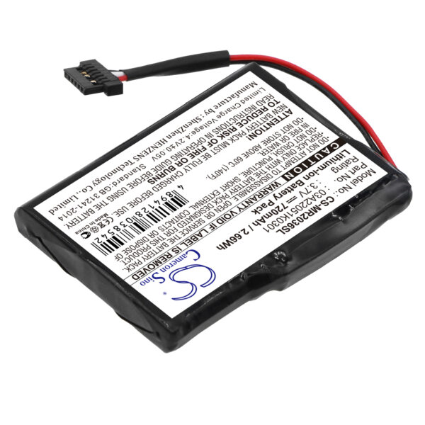 720mAh for Magellan RoadMate 2035,RoadMate 2036,RoadMate 2036-MU-119896