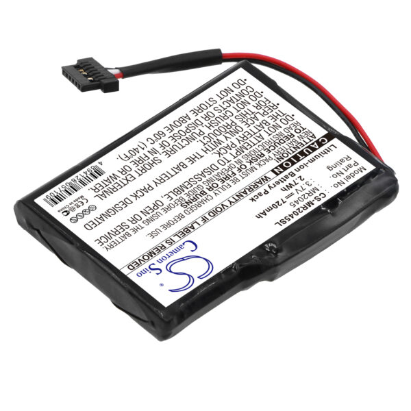 720mAh for Magellan RoadMate 2145T-LM,RoadMate 2136T-LM,RoadMate 2120T,RoadMate 2120T-LM,RoadMate 2055,RoadMate 2055T-LM,RoadMate 2045T-LM,RoadMate 2045-119798