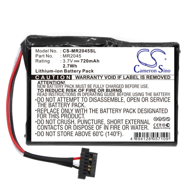 720mAh for Magellan RoadMate 2145T-LM,RoadMate 2136T-LM,RoadMate 2120T,RoadMate 2120T-LM,RoadMate 2055,RoadMate 2055T-LM,RoadMate 2045T-LM,RoadMate 2045-119799