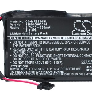 750mAh for Magellan RoadMate 2230,RoadMate 2230T-LM-119666