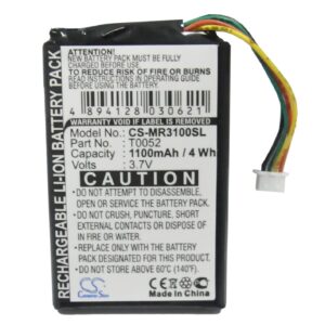 1100mAh for Magellan Maestro 3000,Maestro 3200,Maestro 3210,Maestro 3220,Maestro 3225,Maestro 3250,RoadMate 1200 (4 wires),RoadMate 1210 (4 wires)-120047