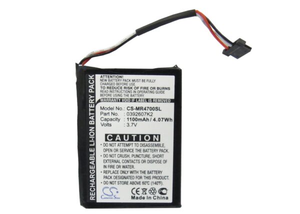 1100mAh for Magellan Maestro 4700,MA4700SGXUC-119985