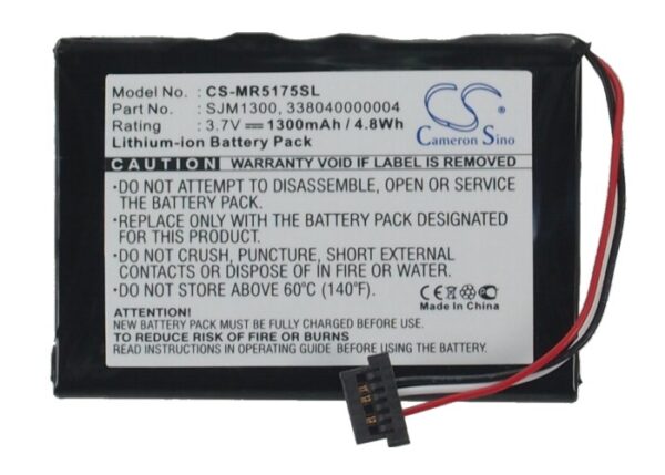 1300mAh for Magellan RoadMate 5175TLM,RoadMate 5175-LM-119770