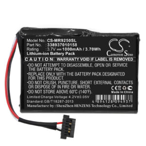 1000mAh for Magellan RoadMate 9250,RoadMate 9250T-LM,RoadMate 9250T-LMB-119659