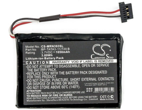 1050mAh for Magellan RoadMate N393M-4300,RoadMate N393M-5000-119464