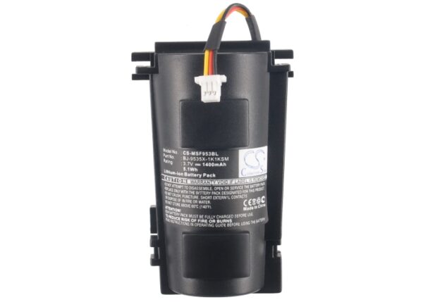 1400mAh for Metrologic MS9535,MS9535 VoyagerBT,MS9535BT,Dolphin 9535,Voyager 9535BT-116905