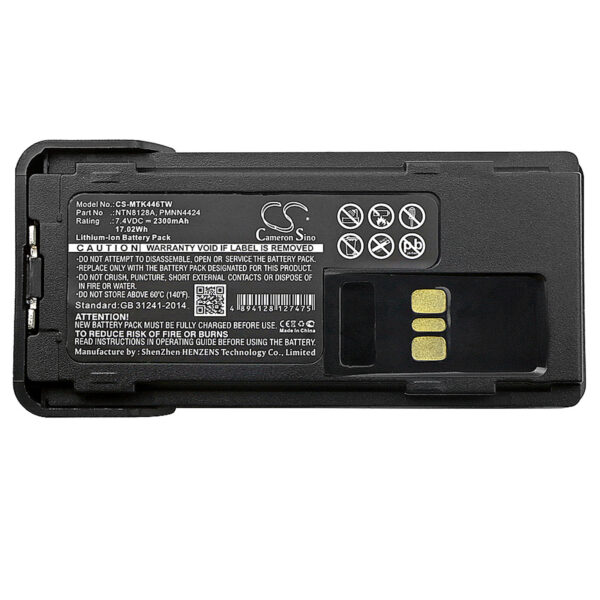 2300mAh for Motorola APX-2000,APX-3000,XPR 3300,XPR 3500,XPR 7350,XPR 7380,XPR 7550,XPR 7580,APX2000,APX3000-118608