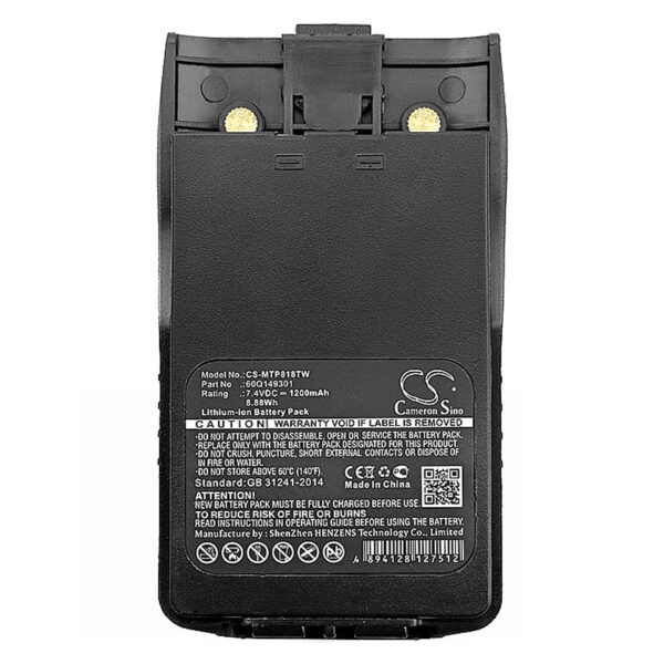 1200mAh for Clarigo SMP-818-118630