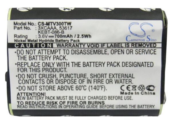 700mAh for Motorola SX800,FV700,SX500R,SX800R,SX900R,FV300,FV500,SX600,SX900,FV700R-119033