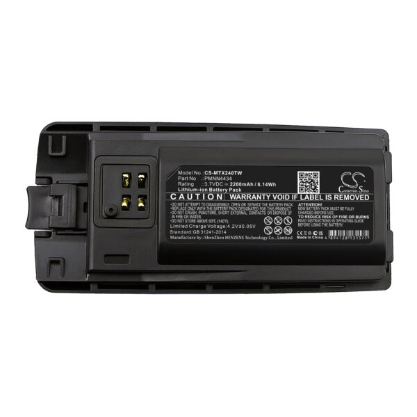 2200mAh for Motorola RMU2040,RMU2080,RMU2080d,RMM2050,RMV2080,XT220,XT420,XT460-118478